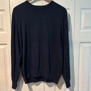 Izod Men's Navy Sweater XL Long Sleeve